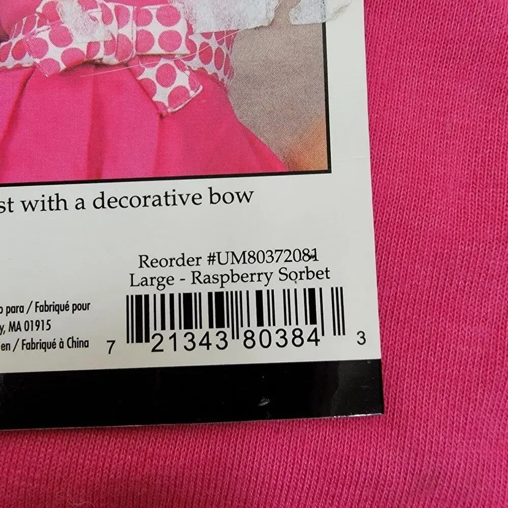 Zack & Zoey Dog Dress Pink Gingham Polo Dress Pet Outfit Size L Dog Clothing NEW